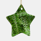 Fern Fronds I Green Natuur Keramisch Ornament (Rechts)