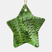 Fern Fronds I Green Natuur Keramisch Ornament (Links)
