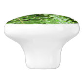 Fern Fronds I Green Natuur Keramische Knop (Zijkant)