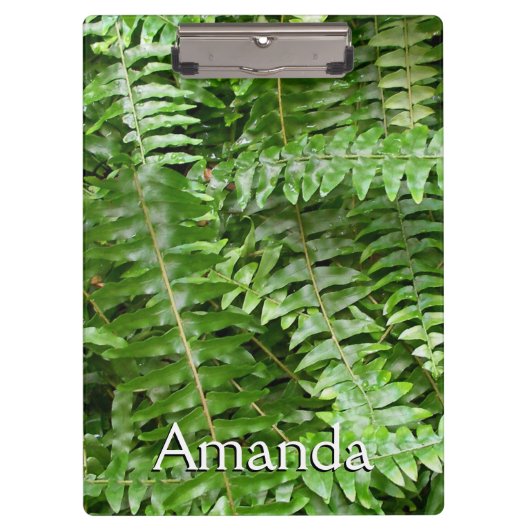 Fern Fronds I Green Natuur Klembord (Voorkant)