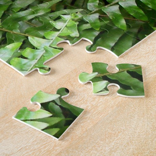 Fern Fronds I Green Natuur Legpuzzel (Zijkant)