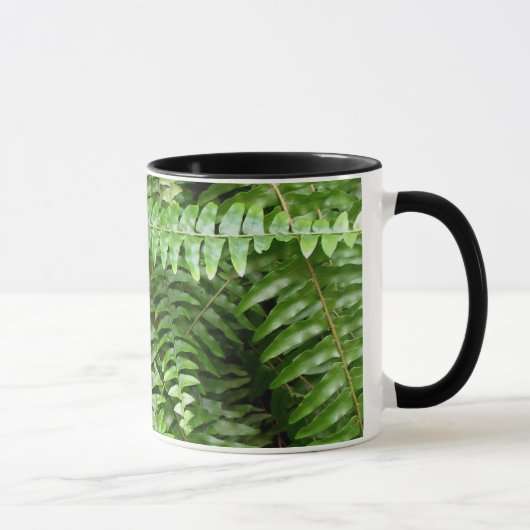 Fern Fronds I Green Natuur Mok (Rechts)