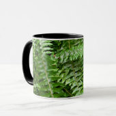 Fern Fronds I Green Natuur Mok (Voorkant links)