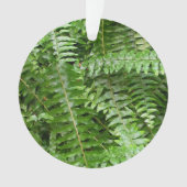 Fern Fronds I Green Natuur Ornament (voorkant)
