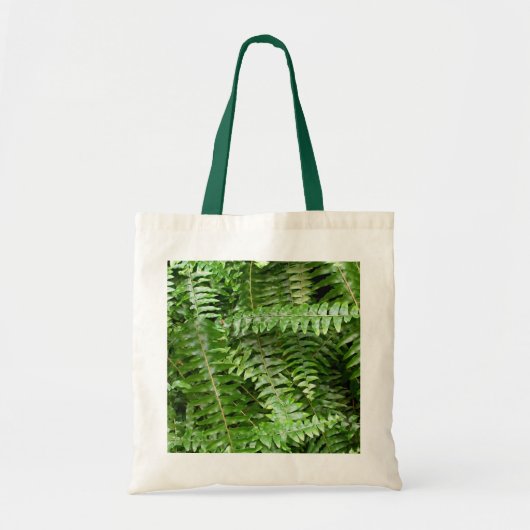 Fern Fronds I Green Natuur Tote Bag (Voorkant)