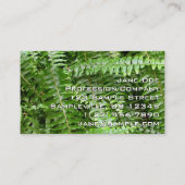 Fern Fronds I Green Natuur Visitekaartje (Voorkant)