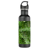 Fern Fronds I Green Natuur Waterfles (Voorkant)