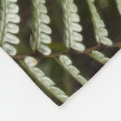 Fern Fronds II Donkere groene Natuur Fleece Deken (Hoek)
