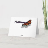 Fern Fronds II Donkere groene Natuur Kaart (Achterkant)