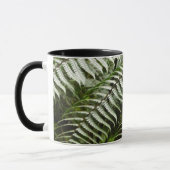 Fern Fronds II Donkere groene Natuur Mok (Links)