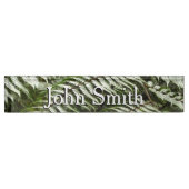 Fern Fronds II Donkere groene Natuur Naambordje (Voorkant)