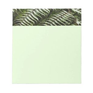 Fern Fronds II Donkere groene Natuur Notitieblok