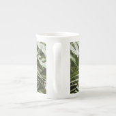 Fern Fronds II Donkere groene Natuur Porselein Kop (Achterkant)