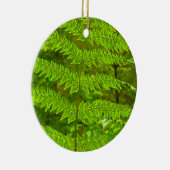 Fern Fronds III Green Natuur Botanical Keramisch Ornament (Rechts)