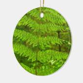 Fern Fronds III Green Natuur Botanical Keramisch Ornament (Links)