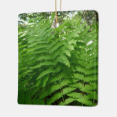 Fern Fronds IV Groene Natuur Botanisch Keramisch Ornament (Links)