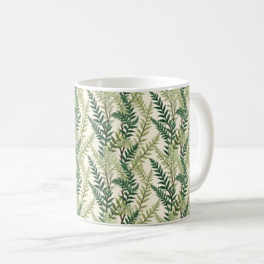 Fern Fronds Koffiemok (Voorkant rechts)