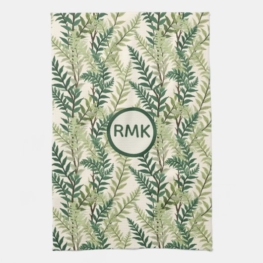 Fern Fronds Theedoek (Verticaal)