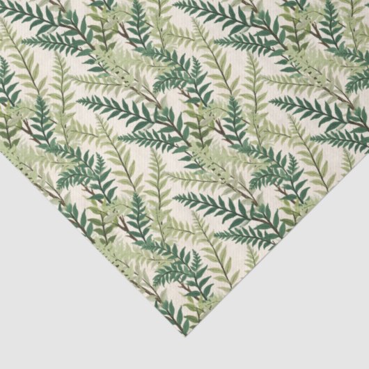 Fern Fronds Tissuepapier (Detail)
