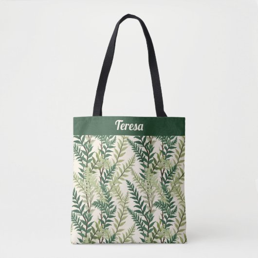 Fern Fronds Tote Bag (Voorkant)