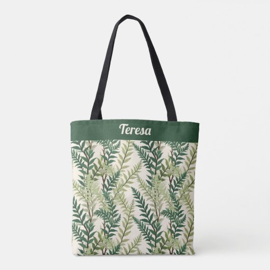 Fern Fronds Tote Bag (Achterkant)