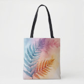 Fern Garden Waterverf Canvas tas (Voorkant)