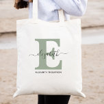 Fern Green Custom Bridal Party Bridesmaid Gift Tote Bag<br><div class="desc">Op zoek naar het perfecte cadeau voor je bruidsmeisjes? Kijk niet verder dan onze gepersonaliseerde canvas tassen! Elke canvas tas is gemaakt van hoogwaardige materialen en heeft een monogram of een logo. Of je nu een klein bacheloretfeest of een grote bruiloft plant, deze canvas tassen zijn de perfecte manier om...</div>
