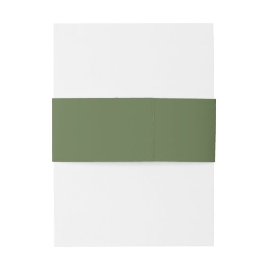 Fern Green Elegant Wedding Uitnodigingen Wikkel (Achterkant Voorbeeld)