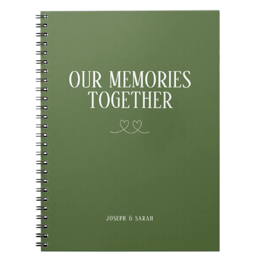 Fern Green Onze herinneringen samen Notitieboek (Voorkant)