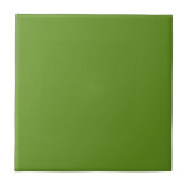 Fern Green Solid Color Tile Tegeltje (Voorkant)