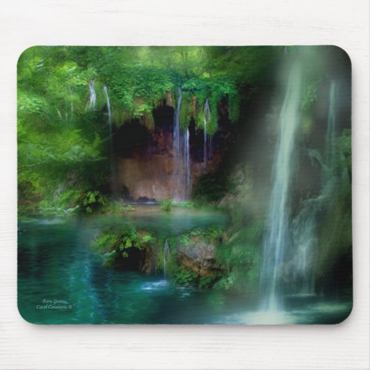 Fern Grotto Mousepad Muismat (Voorkant)
