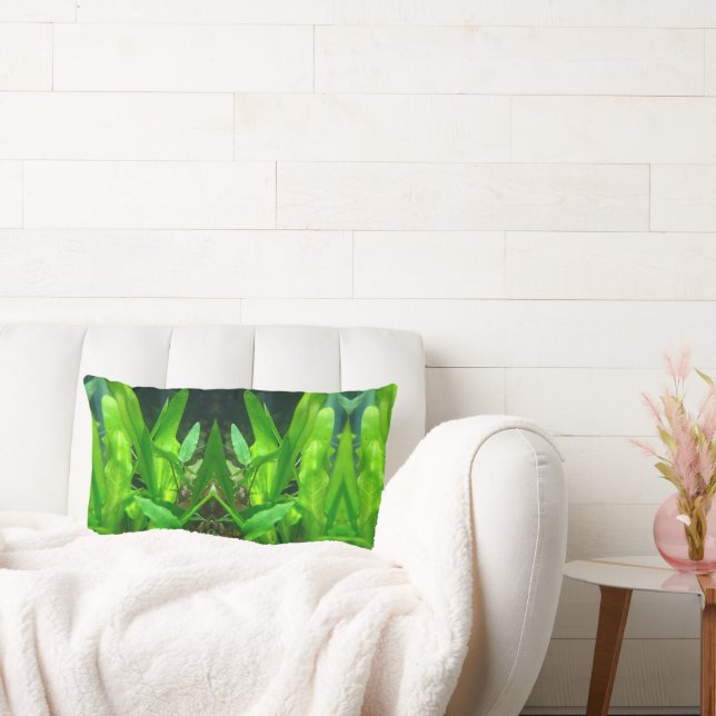 Fern Grove 2- Indoor Katoen Lumbar Kussen (Bank)