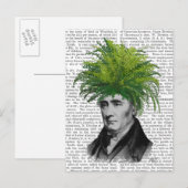 Fern Head Plant Briefkaart (Voorkant / Achterkant)