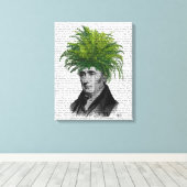 Fern Head Plant Canvas Afdruk (Insitu (Houten vloer))