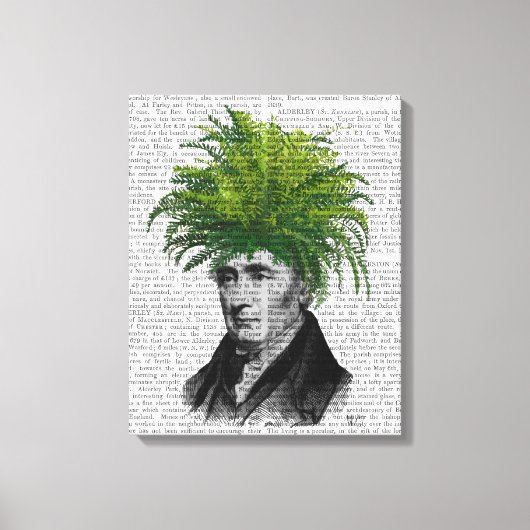 Fern Head Plant Canvas Afdruk (Voorkant)