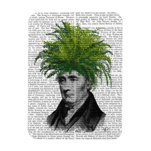 Fern Head Plant Magneet (Verticaal)