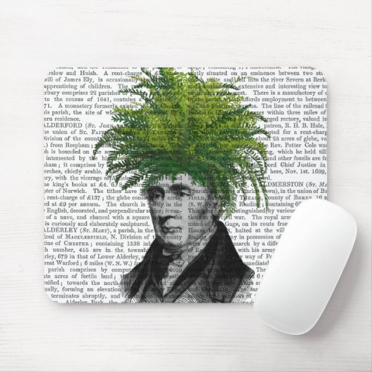 Fern Head Plant Muismat (Met muis)