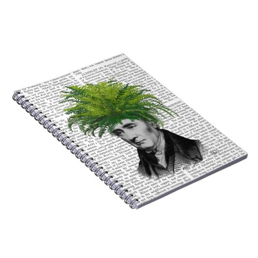 Fern Head Plant Notitieboek (Rechterzijde)