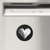 Fern Heart Dark Magneet (Insitu (Vaatwasser))