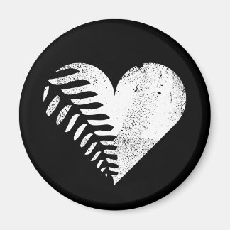 Fern Heart Dark Magneet
