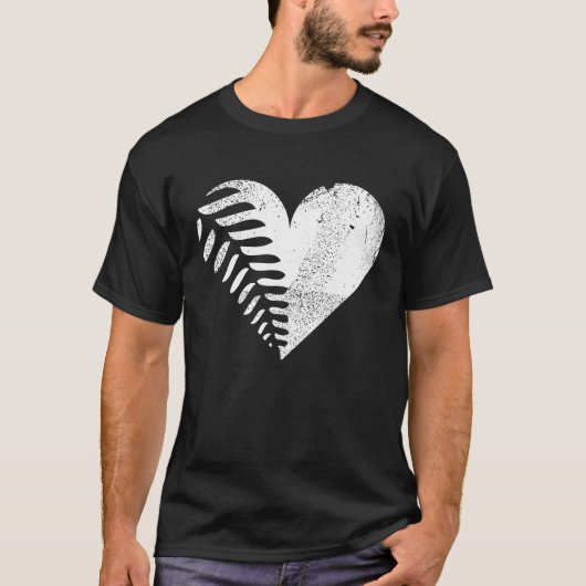 Fern Heart Dark T-shirt 2 (Voorkant)