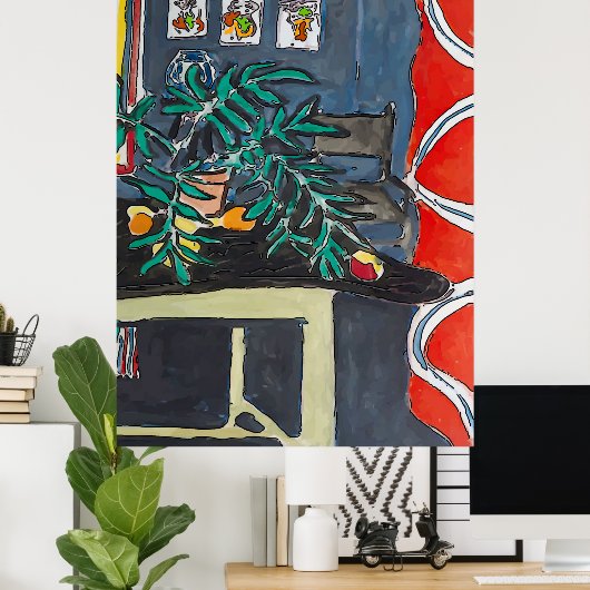 Fern in Pot Poster (Thuiskantoor)