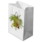 Fern Ivy Hanging Plant Botanical Illustration Art Medium Cadeauzakje (Achterkant Gekanteld)