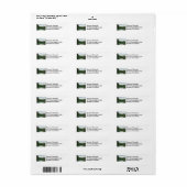 Fern Lake, Estes Park, Colorado Vintage Etiket (Full Sheet)