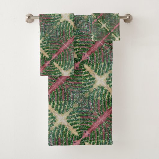 Fern leaf bad handdoek (Insitu)