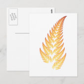 Fern leaf briefkaart (Voorkant / Achterkant)
