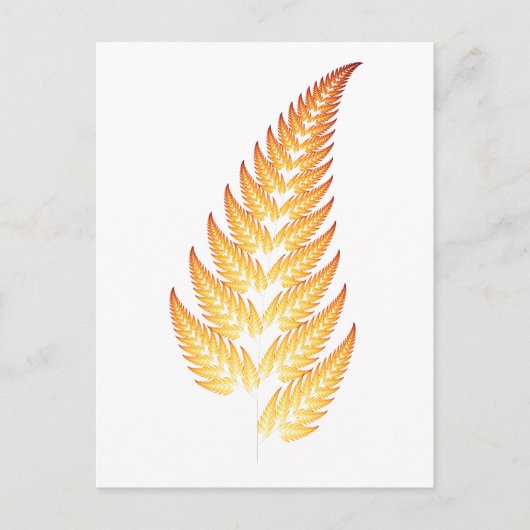 Fern leaf briefkaart (Voorkant)