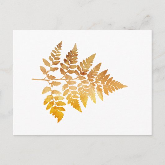 Fern Leaf Briefkaart (Voorkant)