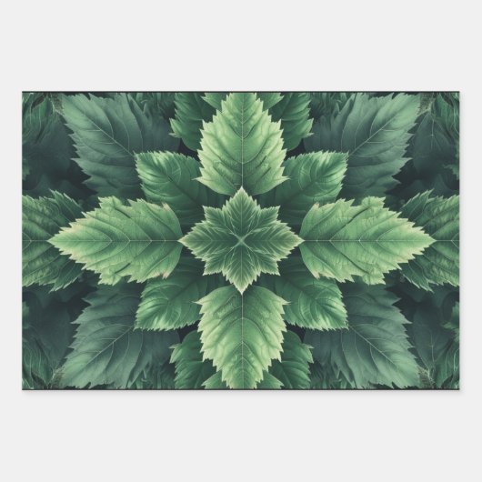 Fern Leaf Inpakpapier Vel (Voorkant 2)