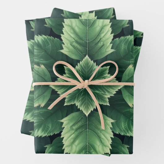 Fern Leaf Inpakpapier Vel (In situ)